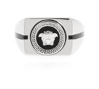 Versace - Icon Ring - - Accessories - Uomo - Grigio - 58 MM