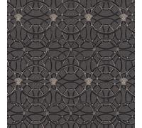 Versace IV La Scala Del Palazzo Metallico Parato Nero/Argento, Crema/Oro