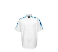 Versace Jeans Couture - Camicia in Popeline di Cotone Stampato - - Shirts - Uomo - Bianco - 4XL