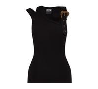 Versace Jeans Couture - Canottiera a coste - - Tops - Donna - Nero - L