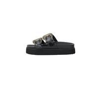 VERSACE JEANS COUTURE Ciabatte Nere da Donna impreziosite da Una Fibbia Baroque 39