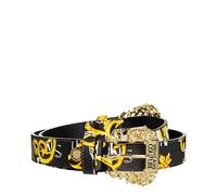 VERSACE JEANS COUTURE cintura Logo couture donna black - gold 85 cm