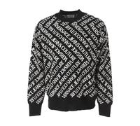 Versace Jeans Couture - Jacquard Monogram Sweater - - Knitwear - Uomo - Nero - S