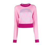 Versace Jeans Couture - Maglieria Girocollo - - Knitwear - Donna - Rosa - S