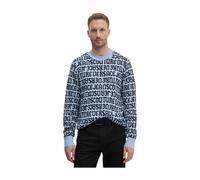 Versace Jeans Couture - Maglieria Girocollo - - Knitwear - Uomo - Blu - M