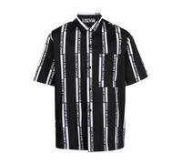 Versace Jeans Couture - Magliette Nera con Logo per Uomo - - Shirts - Uomo - Nero - L