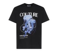 Versace Jeans Couture - Magliette T-Shirt Serigrafiche - - Tops - Uomo - Nero - M