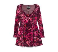 Versace Jeans Couture - Mini abito in velluto Porcelain Barocco - - Dresses - Donna - Multicolore - XS