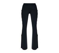 Versace Jeans Couture - Pantaloni a gamba larga - - Trousers - Donna - Nero - M