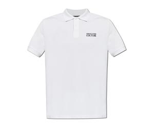 Versace Jeans Couture - Polo con Logo Stampato - - Tops - Uomo - Bianco - XL