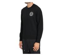 Versace Jeans Couture - Pullover Girocollo con Logo - - Knitwear - Uomo - Nero - S