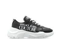 Versace Jeans Couture, ,Shoes ,Uomo ,Nero ,44 EU Scarpe Sportive Con Logo Stampato