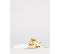 VERSACE JEANS COUTURE Sliders in gomma con stampa Baroque 41 Bianco 1