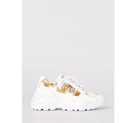 VERSACE JEANS COUTURE Sneakers in pelle con stampa Baroque 39 Bianco