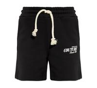 Versace Jeans Couture - Sweat Shorts con Logo Stampato - - Shorts - Donna - Nero - M