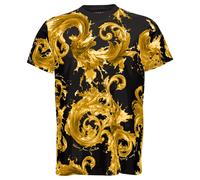 Versace Jeans Couture - T-shirt con stampa Barocco - - Tops - Uomo - Nero - L
