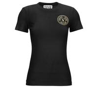 Versace Jeans Couture, ,Tops ,Donna ,Nero ,S T-shirt