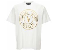 Versace Jeans Couture, ,Tops ,Uomo ,Bianco ,XL T-shirt e Polo
