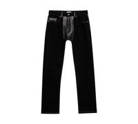 Versace - Jeans in Denim e Pelle - - Jeans - Uomo - Nero - W33