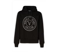 Versace Jeans Stunning Hooded Black Cotton Sweatshirt - XL