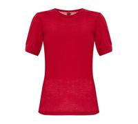 Versace, ,Knitwear ,Donna ,Rosso ,2XS Medusa Virgin Wool T-Shirt