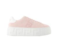 Versace - La Greca Suede Platform Sneakers - - Shoes - Donna - Rosa - 40 EU