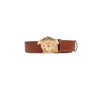 Versace - La Medusa Leather Reversible Belt 1.6" - - Accessories - Uomo - Marrone - 80 CM