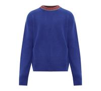 Versace - Maglione Girocollo in Lana e Cashmere - - Knitwear - Uomo - Blu - XL