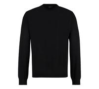 Versace - Maglione in seta e cotone con dettagli a coste - - Knitwear - Uomo - Nero - M