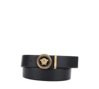 Versace - Medusa Biggie Leather Belt 4 cm - - Accessories - Donna - Nero - 95 CM