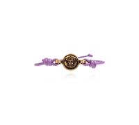Versace - Medusa Leather Bracelet - - Accessories - unisex - Viola - ONE SIZE