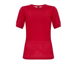 Versace - Medusa Virgin Wool T-Shirt - - Knitwear - Donna - Rosso - M
