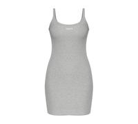 Versace - Mini Abito in Cotone a Costine Ricamato - - Dresses - Donna - Grigio - L