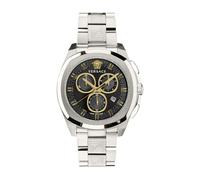 Versace - New Chrono Geo 43mm - - Accessories - Uomo - Grigio - ONE SIZE