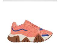 Versace Orange Leather Chunky Sneakers - EU40.5/US7.5