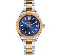 Versace - Oro rosa Argento Quadrante Blu Orologio al quarzo - - Accessories - Donna - Multicolore - ONE SIZE