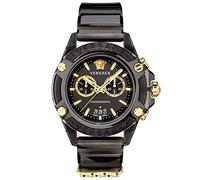 Versace Orologio Analogico al Quarzo da Uomo con Cinturino in Plastica VEZ700421