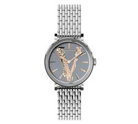 Versace Orologio Analogico al Quarzo Donna con Cinturino in Argento VERI00620