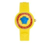 Versace Orologio Analogico al Quarzo Svizzero Unisex-Bambini e Ragazzi con Cinturino in Silicone VE9200425