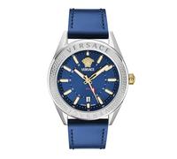 Versace Orologio analogico da uomo con quadrante blu - VEAFA0124