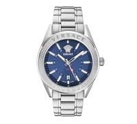 Versace Orologio analogico da uomo con quadrante blu - VEAFA0424