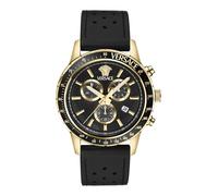 Versace Orologio analogico da uomo con quadrante nero-VEZCA0224