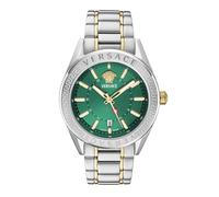 Versace Orologio analogico da uomo con quadrante verde-VEAFA0524