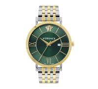 Versace Orologio analogico da uomo con quadrante verde-VENCA0224