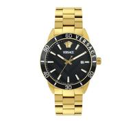 Versace Orologio analogico da uomo, quadrante nero, VEYCA0724