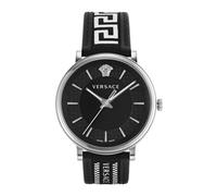 Versace - Orologio Analogico di lusso con Chiave Greca - - Accessories - Uomo - Nero - ONE SIZE