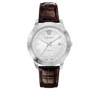 Versace Orologio Analogico Meccanico Uomo con Cinturino in Acciaio Inossidabile VE2D00121