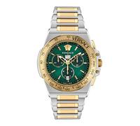 Versace Orologio Cronógrafo al Quarzo Svizzero da Uomo con Cinturino in Acciaio Inossidabile VE7H00523