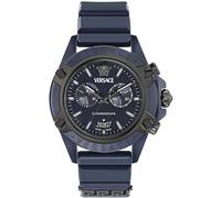 Versace Orologio Cronógrafo al Quarzo Svizzero da Uomo con Cinturino in Plastica VE8P00624