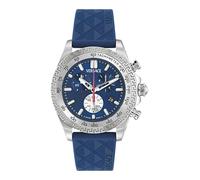 Versace Orologio Cronógrafo al Quarzo Svizzero da Uomo con Cinturino in Silicone VE9K00124